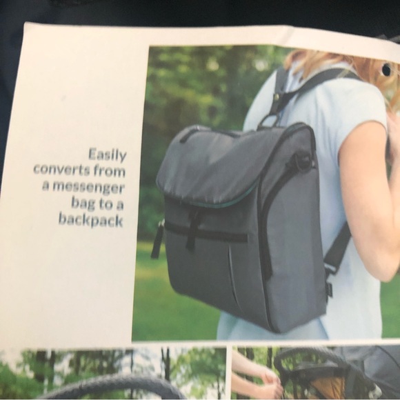 Gemline Uptown Navy Blue Convertible Diaper Bag - Picture 15 of 16